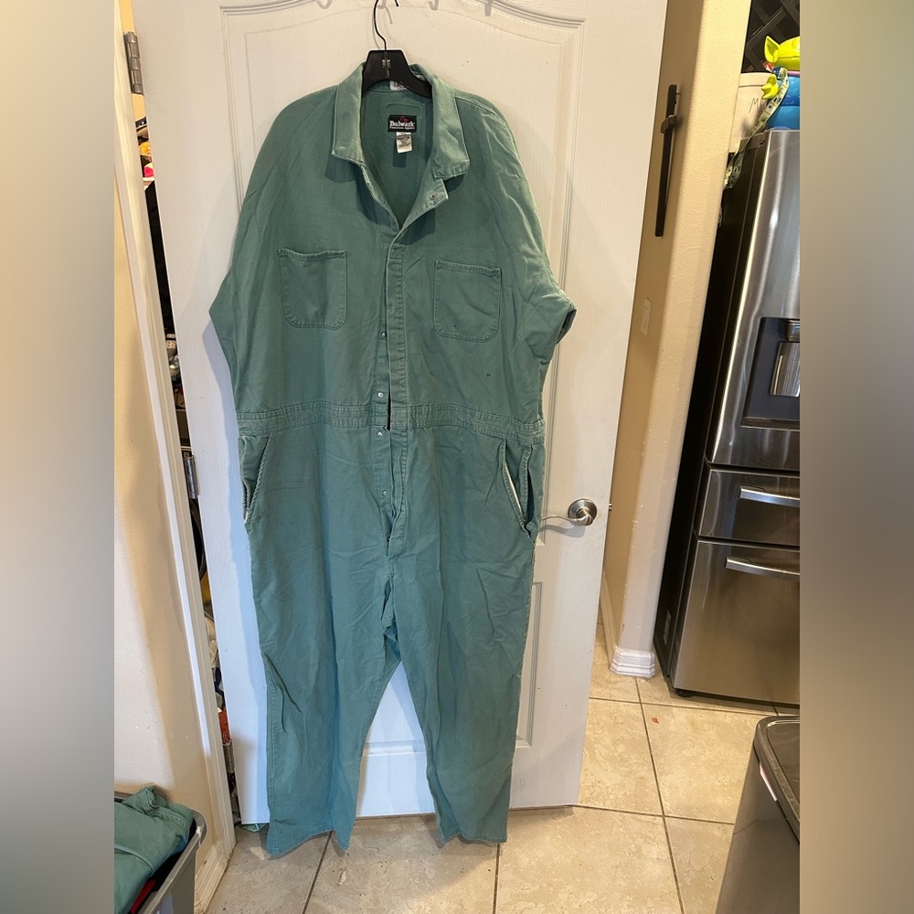 BULWARK protective apparel flame resistant Overalls 3XL RG Green small flaws
